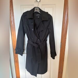 London Fog Women's Black Trench Coat